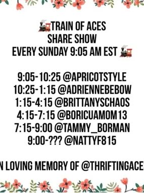 Train of Aces Share Show Graphic